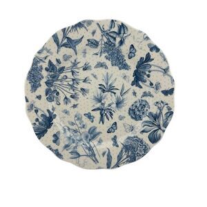 Portmeirion Botanic Blue Salad/Luncheon Plate Scalloped Edge